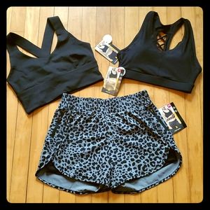 Sports bra and shorts